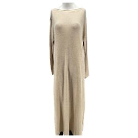 Autre Marque Robe maxi HELSA en cachemire beige Beige