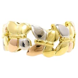Autre Marque Anillo de Banda Elegante Multimetal Dorado Otro