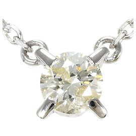Autre Marque Collana in platino PT850 con diamante giallo Altro Giallo