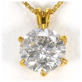 Autre Marque Halskette aus 18K/24K Gelbgold mit Diamant Golden