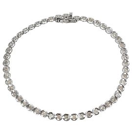 Autre Marque Elegantes Charm-Armband aus 18K Weißgold Golden