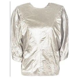 Top Isabel Marant Rolna Argento Argento