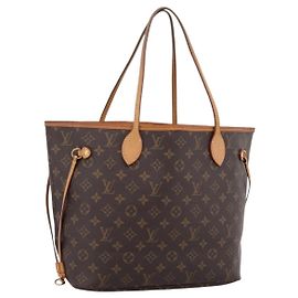 Saco Tote LOUIS VUITTON Monogram Neverfull MM M40156 LV Auth BA16072 Monograma