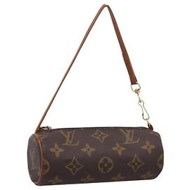 LOUIS VUITTON Monogram Papillon Pouch Pouch LV Auth ka6467 Monograma