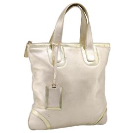 Bolso de mano LOEWE de cuero dorado auténtico ka6452A Dorado