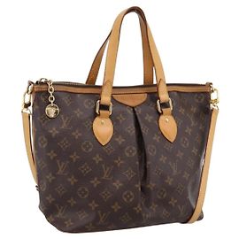 Borsa Tote LOUIS VUITTON Monogram Palermo PM M40145 LV Auth 205409A Monogramma