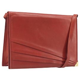 Borsa a tracolla Salvatore Ferragamo in pelle marrone e oro Auth bs37484 Marrone D'oro