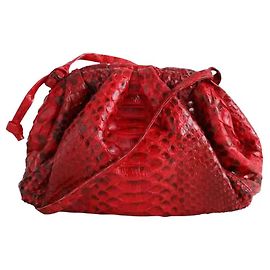 Autre Marque Sista Mini Tasche aus rotem Leder Rot