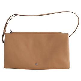 Courreges Cuff Schultertasche camel Kamel
