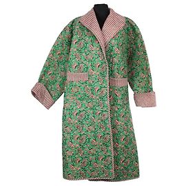 Autre Marque Cappotto La Gambade in cotone verde Verde