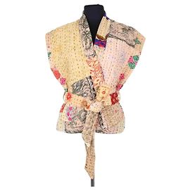 Autre Marque Veste SISSEL EDELBO en coton beige Taille S Beige