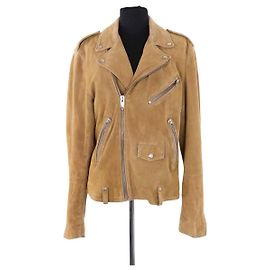 Veste The Kooples en daim beige Taille M Beige