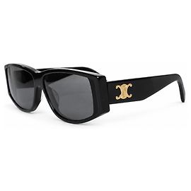 Céline Celine, gafas de sol Triomphe CL40227U en negro Negro Dorado