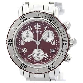 Hermès HERMES Clipper Diver Chronograph Quartz Ladies Watch CL2.318 Other
