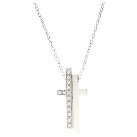 Collier Gucci Separate Diamond Argenté
