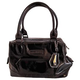 Longchamp Légende Lackleder Handtasche - Schwarz Schwarz