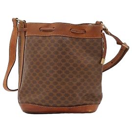 Céline Borsa a secchiello Celine Macadam Marrone
