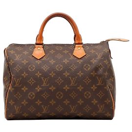 Borsa Louis Vuitton Speedy 30 Monogram Canvas Marrone Monogramma