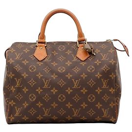 Bolso Louis Vuitton Speedy 30 Monogram Canvas Castaño