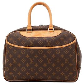 Louis Vuitton Monogram Canvas Keepall 50 Marrone