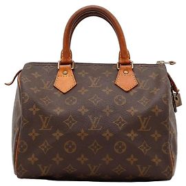 Bolso Louis Vuitton Speedy 30 Monogram Canvas Castaño Monograma