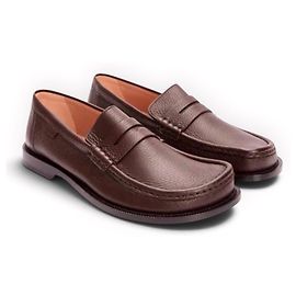 Loewe Brown Calfskin Leather Loafers Other