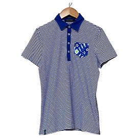 Polo Golf Ralph Lauren de manga curta com bolso e riscas Azul Outro