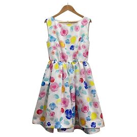 Autre Marque Robe Chesty Watercolor Flower Multicolore
