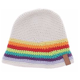 Autre Marque Gorro de ganchillo multicolor Multicolor