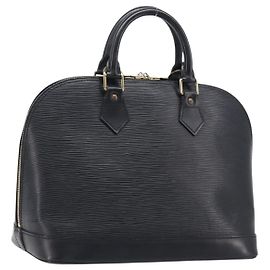 LOUIS VUITTON Epi Alma Handtasche Noir Black M52142 LV Andere