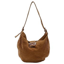 Borsa a tracolla Fendi Zucca Marrone