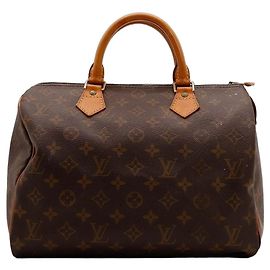 Sac à main Louis Vuitton Speedy 30 Monogram Canvas Marron