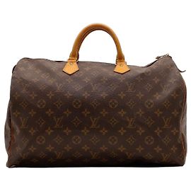 Borsa Louis Vuitton Monogram Speedy 35 Marrone