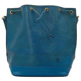 Bolsa de balde Louis Vuitton Epi Noe GM Azul