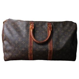 Louis Vuitton Keepall 45 Reisetasche Monogram Canvas Braun Monogramm