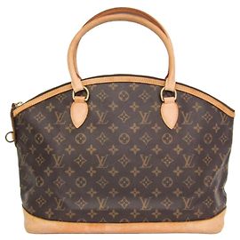 Louis Vuitton Monogram Lockit Horizontal Tasche Braun