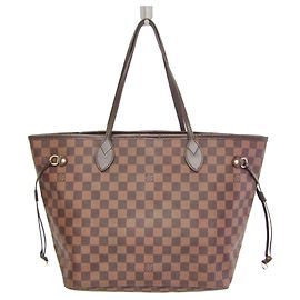 Saco Tote Louis Vuitton Damier Neverfull MM N51105 Damier ebene