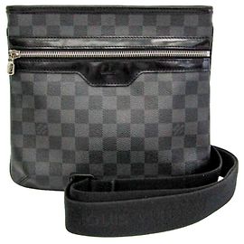Louis Vuitton Damier Graphite Thomas N58028 Men's Shoulder Bag Damier ebene