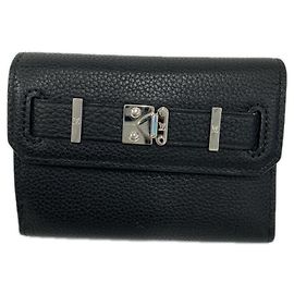 Louis Vuitton Millesime Calf Leather Georges Wallet Black