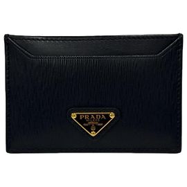 Tarjetero Prada Vitello Move Black Negro