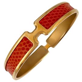 Hermès Hermes Olympe Bangle in Orange Poppy Orange