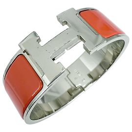 Hermès Bracciale Hermes Clic Clac H in Orange Arancione