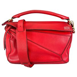 Bolso Loewe Puzzle - Bolso de hombro rojo Roja