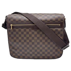 Borsa a tracolla Louis Vuitton Damier Spencer Marrone Beige Altro Damier ebene