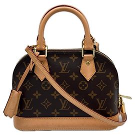 Bolso Louis Vuitton Monogram Alma BB Castaño Beige