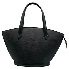 Louis Vuitton Epi Saint Jacques Handbag Black
