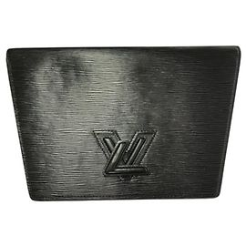 Louis Vuitton Epi Trapeze GM Clutch Tasche Schwarz