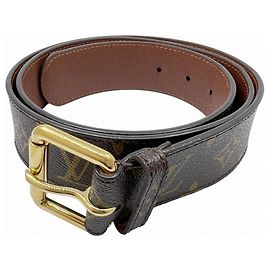 Ceinture Louis Vuitton Monogram Reverso Marron Monogramme