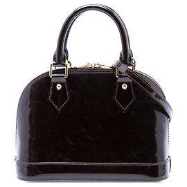 Louis Vuitton Purple Monogram Vernis Alma BB Violet