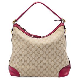 Gucci Beige Small GG Canvas Miss GG Hobo Autre